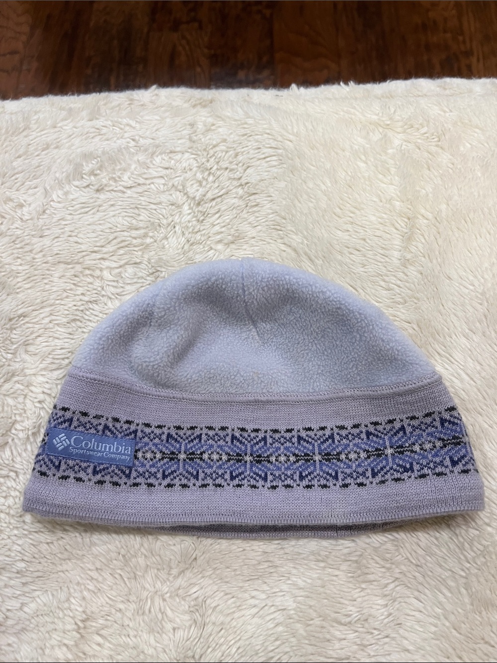 Columbia Fleece Lavender Purple Unisex   Wool Blend Hat